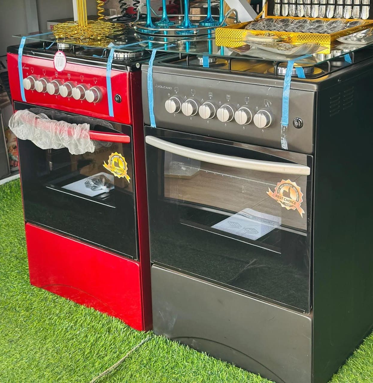 4 Gas Burner with Oven and Grill